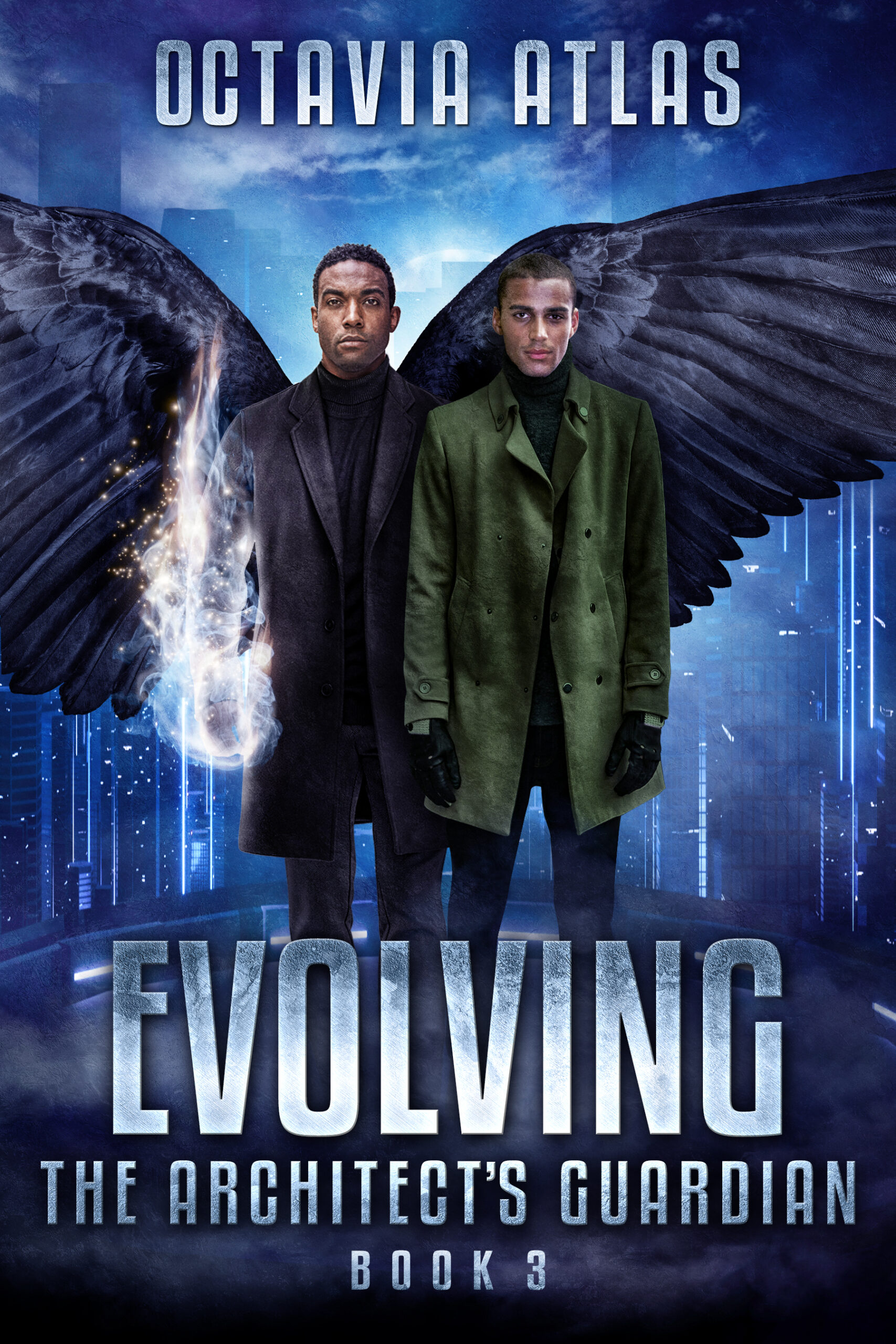 Book cover for Evolving, by Octavia Atlas. Book 3 in The Architect's Guardian Series.
